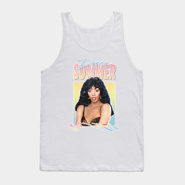 Donna Summer / Vintage Style Fan Art Design Tank Top by DankFutura